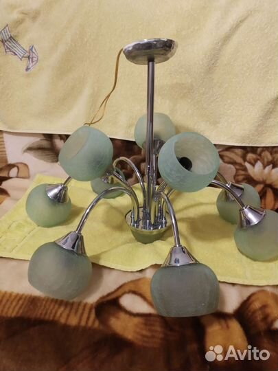 Люстра потолочная подвесная бу