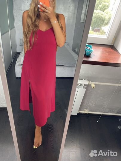 Платье Shein винный цвет