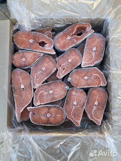 Оп.ые. Стейки рыбы Кета,Кижуч,Семга,Форель