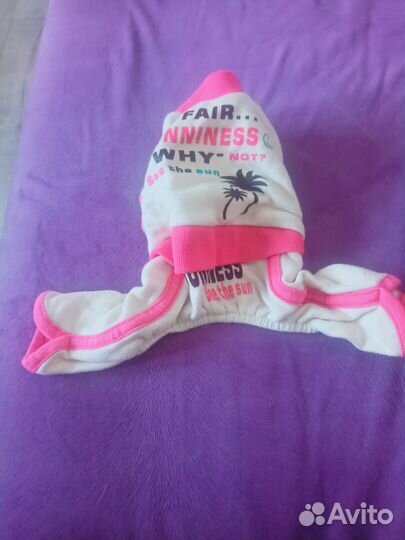 Кофта и комбинезон для собак мелких пород