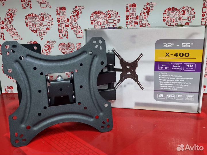 Кронштейн для тв наклонно поворотный универсал К1