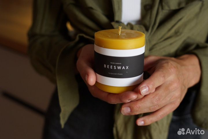 Свеча из натурального пчелиного воска