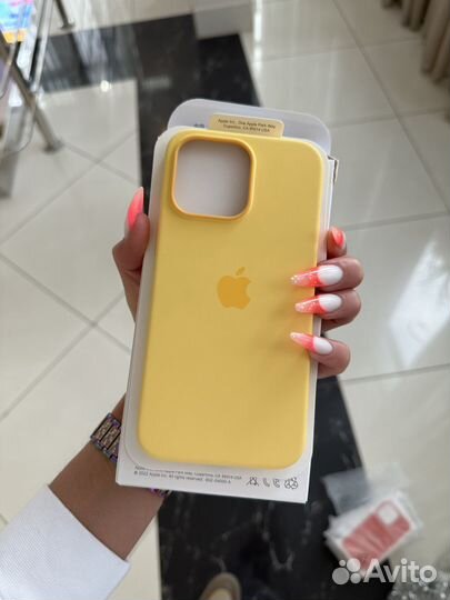 iPhone 14 Pro Max Silicone Case with MagSafe - Sun