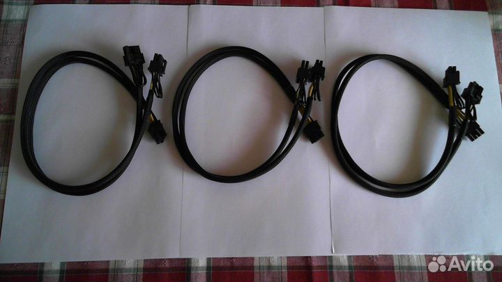 Кабели питания видеокарты разветвители