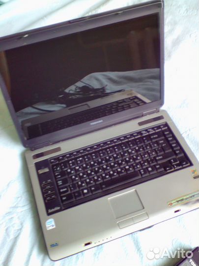 Ноутбук Toshiba, рабочий (можно на запчасти)