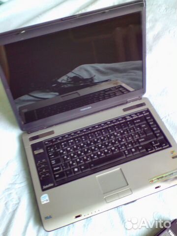 Ноутбук Toshiba, рабочий (можно на запчасти)
