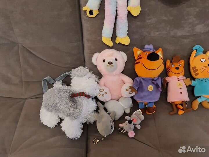 Мягкие игрушки 3 кота