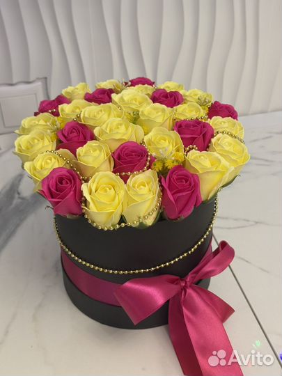 Букет роз из роз цветы подарочные букеты