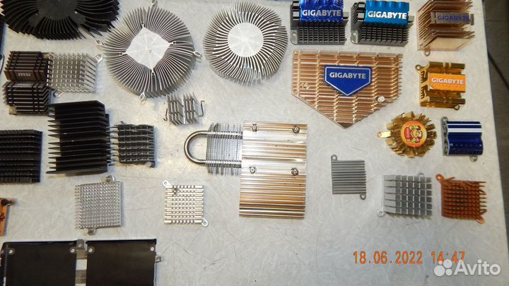 Вентиляторы (кулера) и радиаторы на видеокарты б/у
