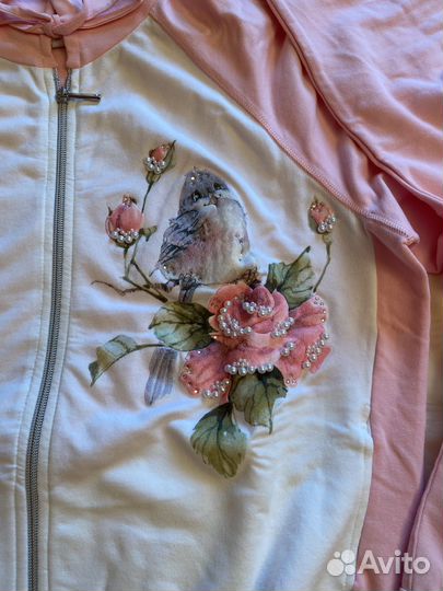 Костюм женский спортивный розовый 52р