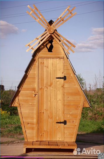 Уличный туалет с установкой