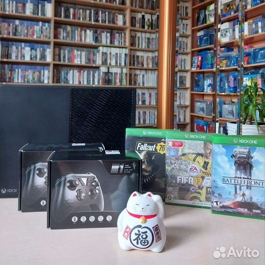 Xbox One 500GB +35 игр иксбокс ван с играми