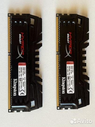 Модули памяти Kingston HiperX DDR3 2400 мгц