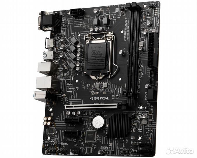 Комплект i3-10100F + MSI H510M PRO-E LGA1200