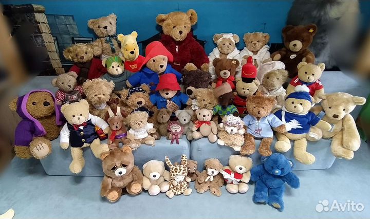 Бурые мишки Boyds,Paddington,Bukowski,Harrods,Russ