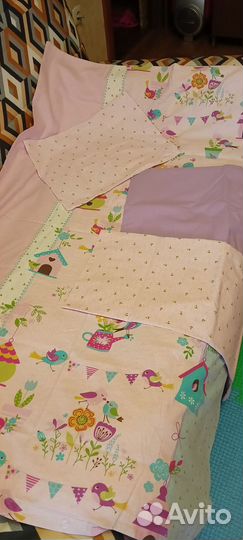 Одеяло детское + постельное белье к нему