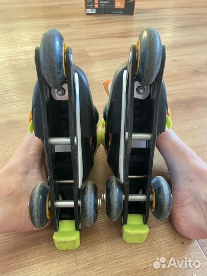 Роликовые коньки детские раздвижные