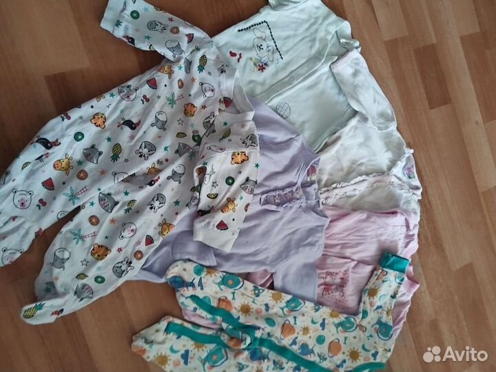 Детские вещи на девочку пакетом 0-3мес