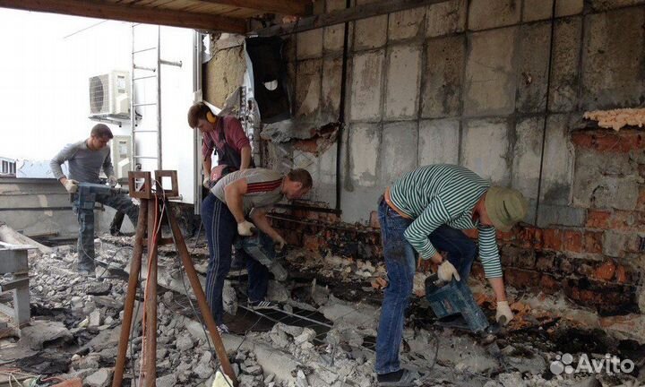 Демонтажные работы, снос домов