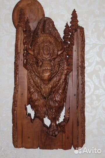 1Бизон на дереве-40-82 см 15000-00