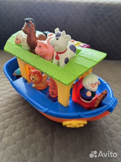 Развивающая игрушка корабль Kiddieland Ноев ковчег