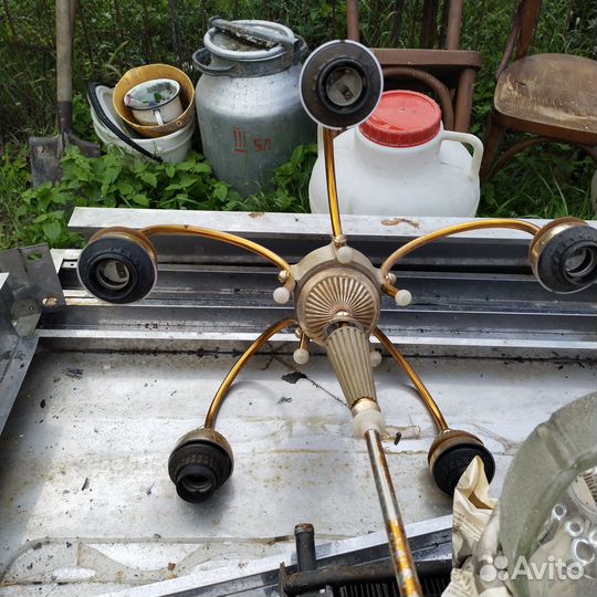 Раритетная люстра пяти рожковая