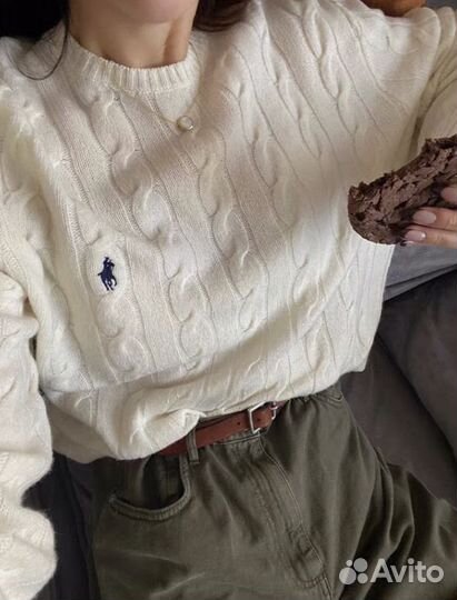 Вязаный свитер polo ralph lauren