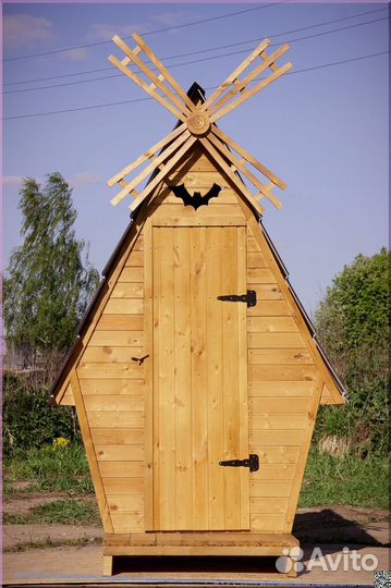 Дачный туалет с установкой