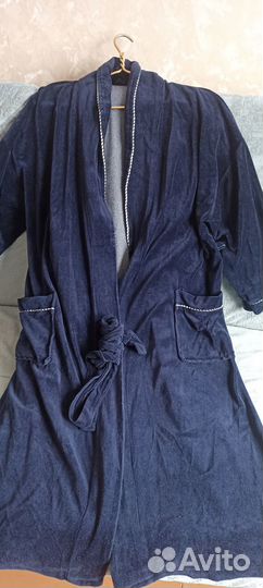 Халат теплый, велюр р.L