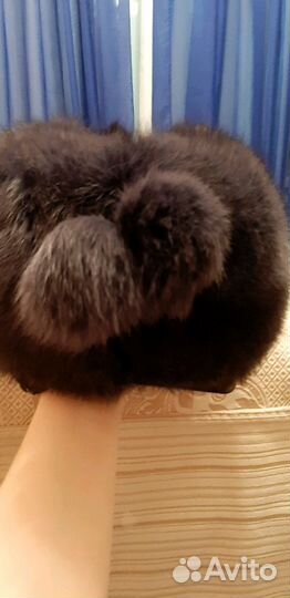 Шапка песец в хорошем состоянит
