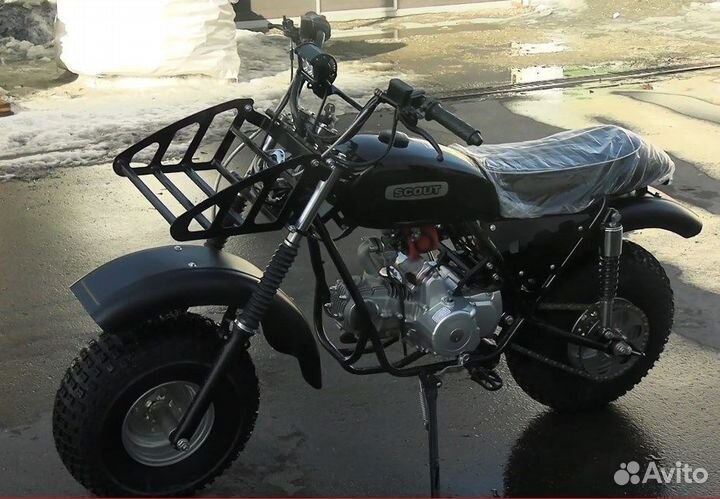 Мотоцикл скаут сафари 4 -125 п/автомат в коробке