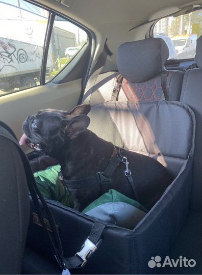 Автогамак автокресло для перевозки собак 45х45см