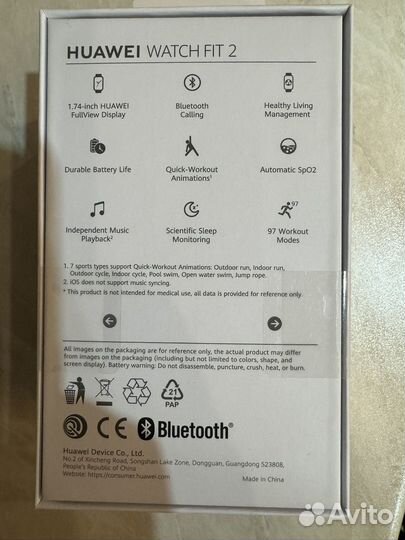 SMART часы huawei watch fit 2