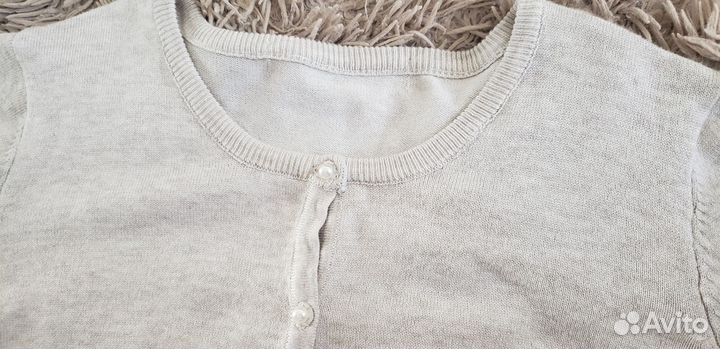 Трикотажная кофта для девочки 146-152