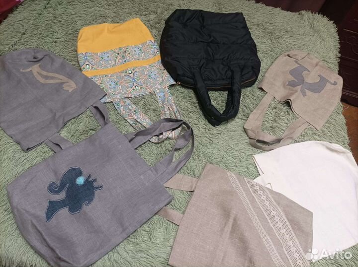 Сумки льняные 100 лен. Сумки из стежки