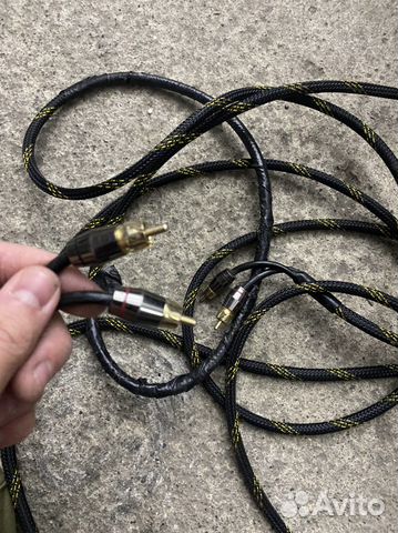 Межблоный кабель ground zero (2rca-2rca) 5 метров