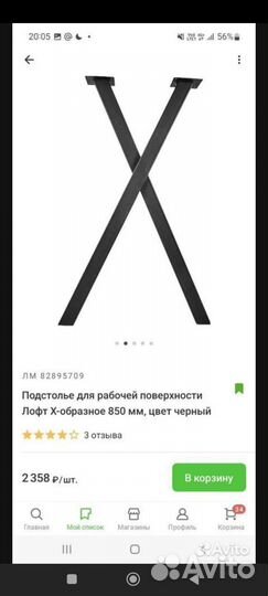 Подстолье для барной стойки