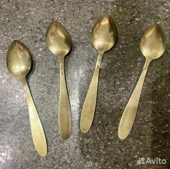 Серебряные ложки с эмалью