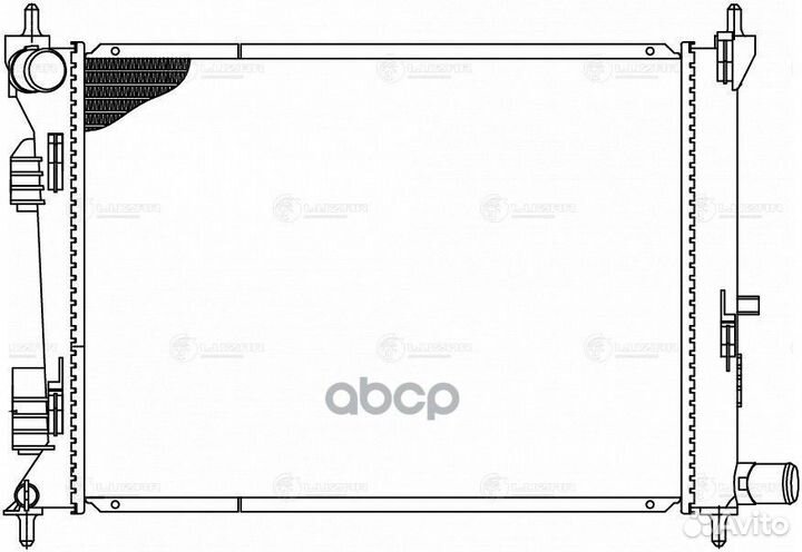 Радиатор hyundai solaris / KIA RIO 1.4/1.6 10