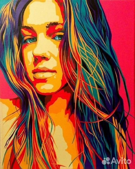 Картина в стиле поп арт