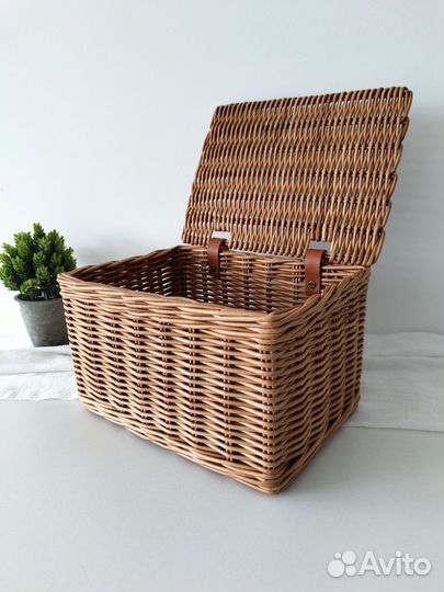 Плетеные короба для хранения, ручная работа