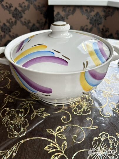 Фарфоровая супница СССР