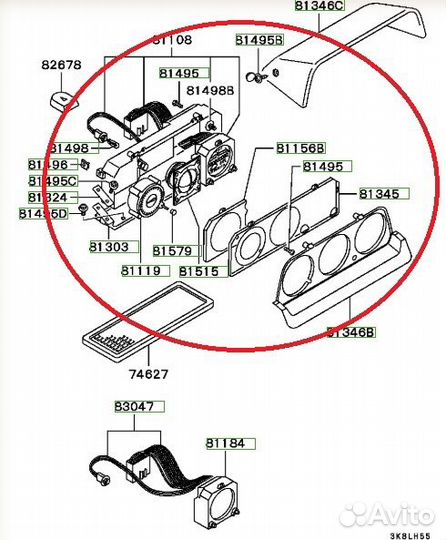 Доп приборы Mitsubishi Pajero 2
