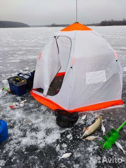 Палатка зимняя зонт бу