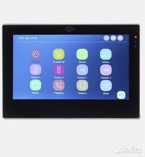 Комплект WI-FI видеодомофона yurcom