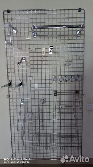 Торговые решетки, сетки, стойки