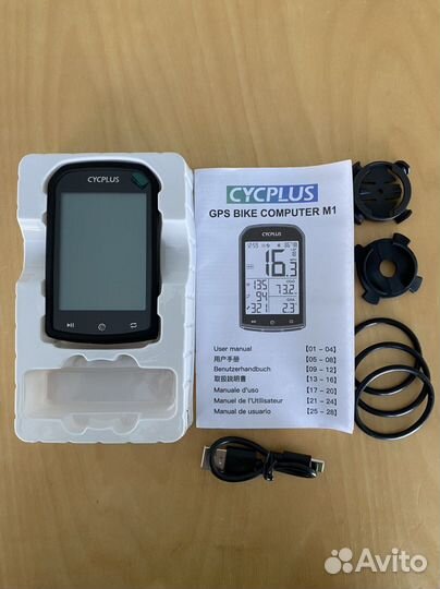 Велокомпьютер с GPS cycplus M1