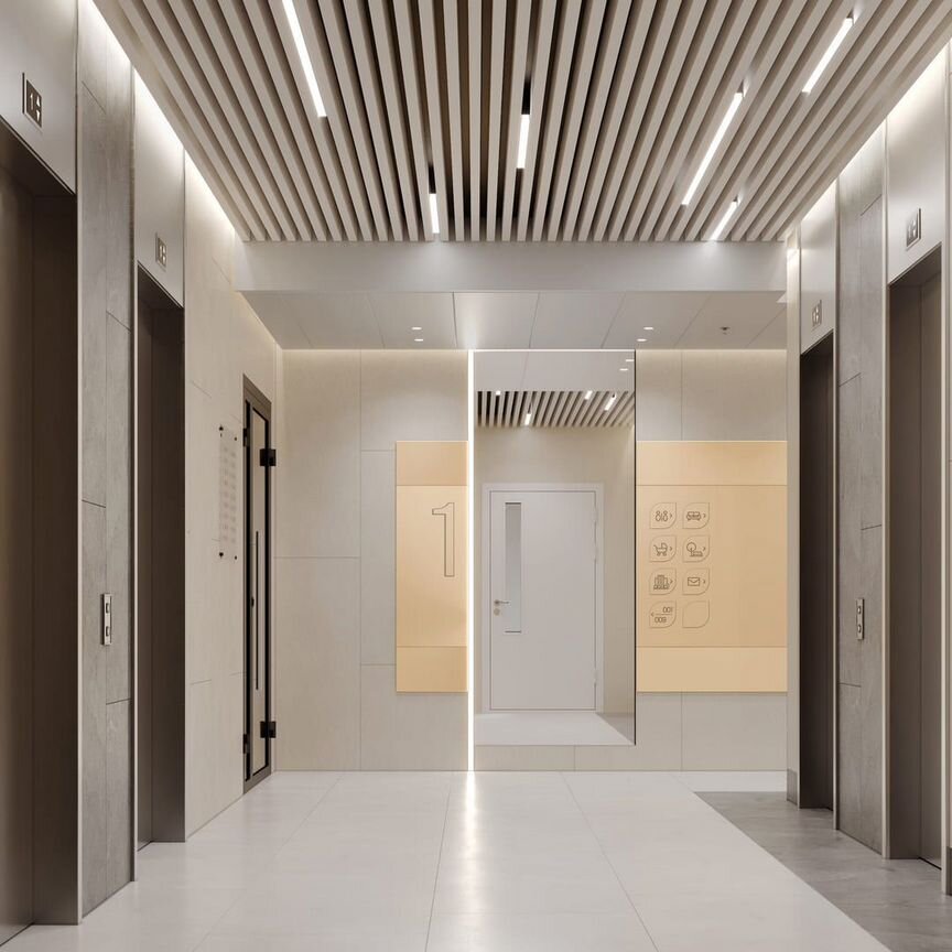 2-к. квартира, 64,2 м², 7/23 эт.