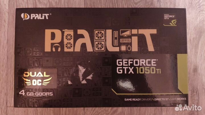 Видеокарта gtx 1050 ti palit