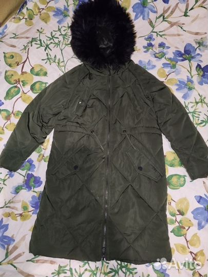 Пальто для девочки 116-122